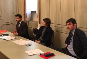 Conferenza Stampa PDL Usura - Domenico Rossi, Gabriele Molinari, Davide Gariglio